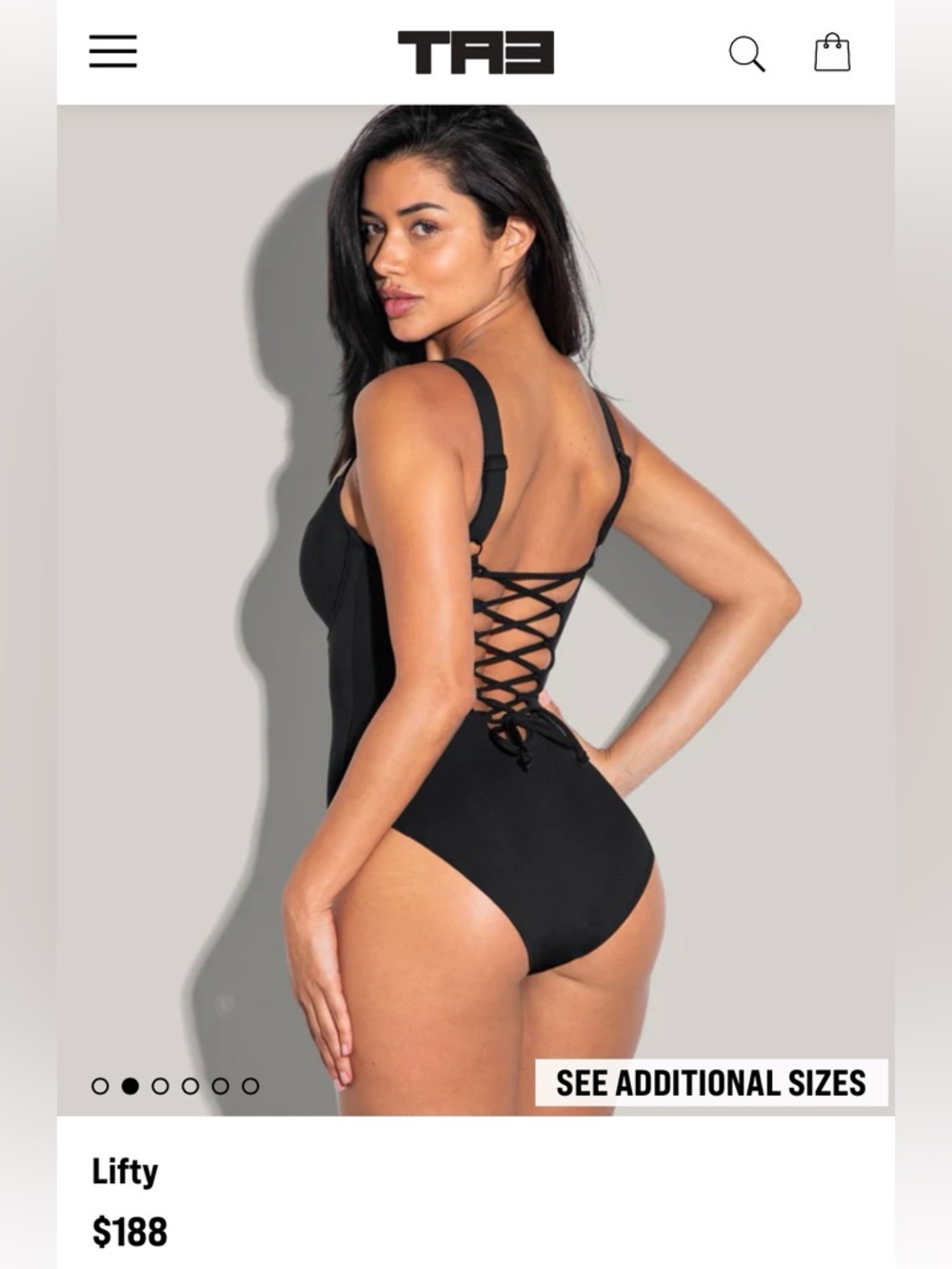 TA3 black Lifty Medium f/g x-long